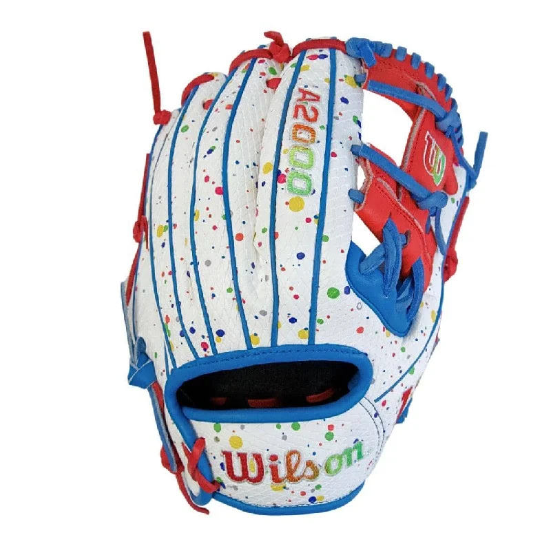 Wilson A2000 1786 "Polka Splatter" 11.5" Infield Baseball Glove: WBW103237115