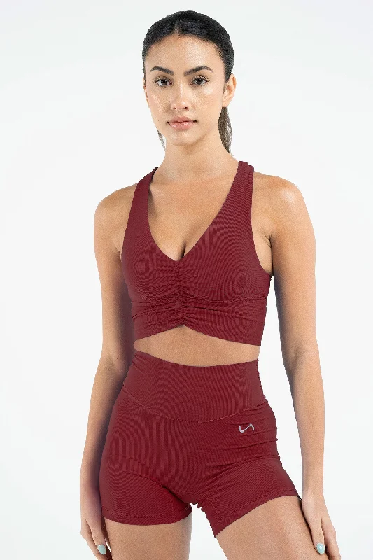 Tempo Ribbed Workout Sports Bra 2.0