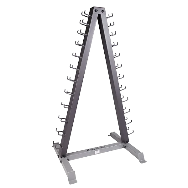 Body Solid Vinyl/Neoprene Vertical Dumbbell Rack