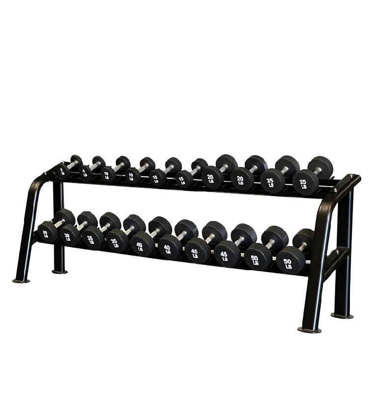 Dumbbell Rack with Saddles (for PRO Round Dumbbells)