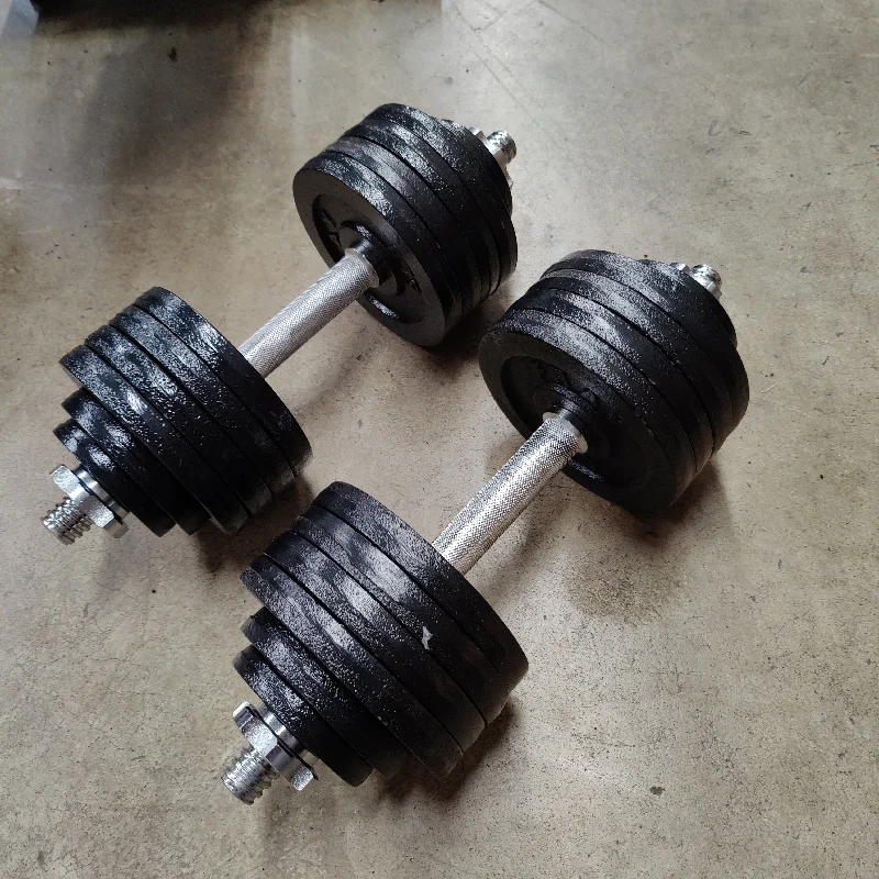 NEW 5-50lb Adjustable Dumbbells PAIR