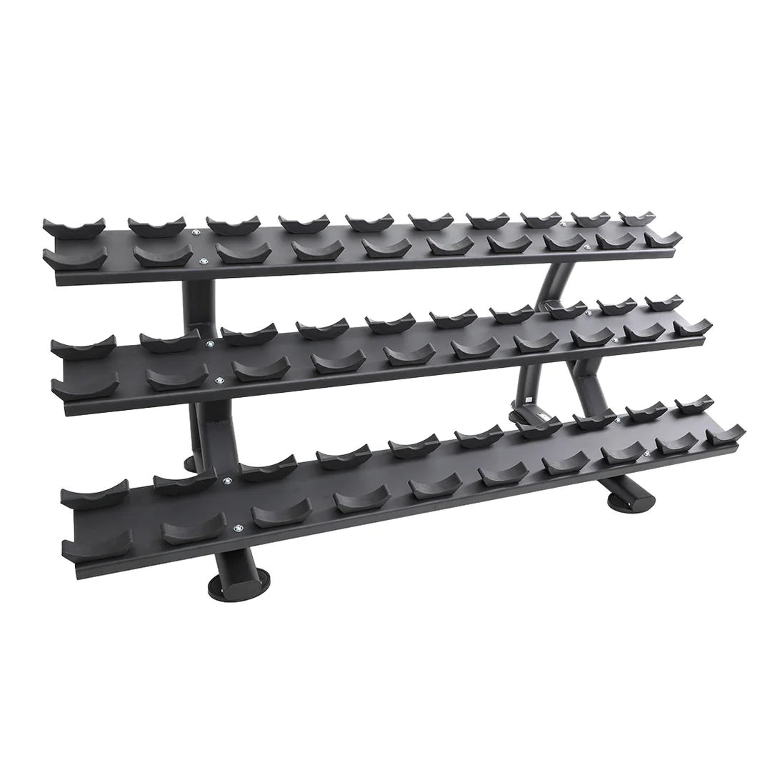 TKO 15 Pair Signature Dumbbell Rack With Saddles 7052