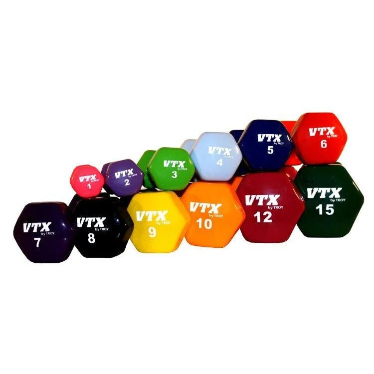 VTX Vinyl Hex Dumbbells